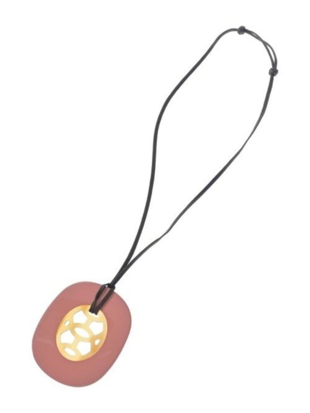 Hermes Necklace Brown